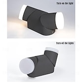 cheap Outdoor Wall Lights-Led Wall Lamp，Aluminum Double Head Outdoor 6W 12W Adjustable Angle Outdoor Waterproof，Eye Protection Suitable For Outdoor Wall Garden Courtyard Garage Hull,Warm White/Ray IP54 85-265V