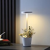 cheap Table Lamps-Cordless Table Lamp  with Flower Basket Design  3-Levels Brightness Stepless Dimming Table Light Rechargeable Battery Powered LED Desk Lamp for Restaurant/Home/Patio
