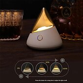 cheap Camping Lights &amp; Lanterns-LED Dimmable Night Light Colorful Gradient Atmosphere Light Minimalist Style Cone Atmosphere Light USB Charging Night Light Bedroom Bedhead LED Table Light Outdoor Camping Light  1PC