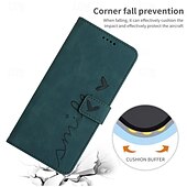 Χαμηλού Κόστους iPhone Θήκες-Θήκη Για iPhone 16 iPhone 15 Pro Max iPhone 14 13 12 11 Pro Max X XR XS 8 7 Plus Θήκη Πορτοφολιού Μαγνητική με Λουράκι Στήριξης Καρδιά TPU PU Δέρμα