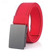 cheap Men&#039;s Belt-Men&#039;s Nylon Belt Waist Belt Black 1# Black Nylon Alloy Durable Adjustable Plain Outdoor Daily