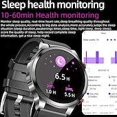 economico Smartwatch-696 W11PRO Orologio intelligente 1.32 pollice Intelligente Guarda Bluetooth ECG + PPG Monitoraggio della temperatura Pedometro Compatibile con Android iOS Da uomo Chiamate in vivavoce Promemoria di