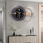 levne Nástěnné ozdoby-luxusní tiché nástěnné hodiny moderní design obývací pokoj domácí dekorace velké nástěnné hodiny hodiny dekorace domu nástěnné hodinky jehla 80 * 38 cm 100 * 48 cm