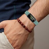 Χαμηλού Κόστους Ζώνες ρολογιών Fitbit-Smart Watch Band Συμβατό με Fitbit Inspire 3 σιλικόνη Εξυπνο ρολόι Λουρί Μεταλλικό κούμπωμα Αδιάβροχη Ρυθμιζόμενο Αθλητικό Μπρασελέ Αντικατάσταση Περικάρπιο