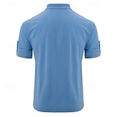 economico Casual da lavoro-Per uomo Camicia camicia di lino Camicia in lino e cotone Camicia in cotone bianco Camicia con colletto cinese Camicia con colletto alla coreana Liscio Da mare Strada Nero Bianco Blu marino Blu