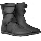economico Calzature-scarpe rinascimentali medievali vintage retrò stivali jazz piatti pirata cavaliere ritter uomo unisex halloween evento/festa in maschera scarpe fantasia stivali medievali