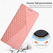 billiga iPhone-fodral-telefon fodral Till iPhone 16 iPhone 15 Pro Max iPhone 14 13 12 11 Pro Max Mini SE X XR XS Max 8 7 Plus Plånboksfodral Magnet med handledsrem Stöd Geometriska mönster TPU PU läder