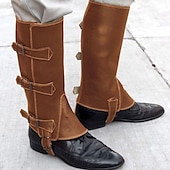 cheap Medieval-Retro Vintage Medieval Renaissance Shoes Gaiters Boot Covers Pirate Knight Ritter Viking Valhalla Men&#039;s Unisex Halloween Carnival Masquerade Event / Party Masquerade Adults&#039; Shoe Cover