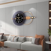 levne Nástěnné ozdoby-luxusní tiché nástěnné hodiny moderní design obývací pokoj domácí dekorace velké nástěnné hodiny hodiny dekorace domu nástěnné hodinky jehla 80 * 38 cm 100 * 48 cm