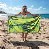 cheap Beach Towel Sets-Beach Towel Bath Towel Large 80cm x 160cm 3D Print Sea Pattern Towel Bath Towel Beach Sheet Blanket Classic 100% Micro Fiber Comfy Blankets