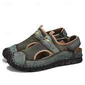 preiswerte Outdoor-Sandalen-Braune Mesh-Sandalen für Herren – atmungsaktive und stylische Sommerschuhe für Strand, Urlaub &amp; Outdoor-Aktivitäten