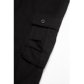 cheap Cargo Pants-Men's Cargo Pants Cargo Trousers Trousers Tactical Work Pants Straight Leg Flap Pocket Plain Comfort Breathable Full Length Outdoor Work Basic Tactical Black Army Green Inelastic