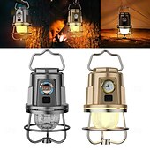 cheap Flashlights &amp; Camping Lights-Rechargeable Camping Lantern Rechargeable Portable Tent Light IPX4 Waterproof Outdoor Lighting Accessory for Hiking Fishing  Outdoor CampingTent Decoration 1PC