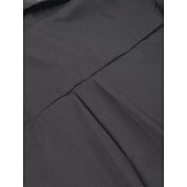 billiga midi svart klänning-skjortklänning för kvinnor fritidsklänning skiftklänning midiklänning utomhus vinterklänning daglig polyester elegant ledig skjortkrage ficka rullad manschett långärmad sommar vinter höst vår 2023 lös passform röd