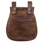 abordables Accesorios y más-Retro Antiguo Medieval Renacimiento Accesorios Bolsa de cinturón Pirata Vikingo élfico Hombre Mujer Celta Vikingo Carnaval Mascarada LARP Adultos Maleta