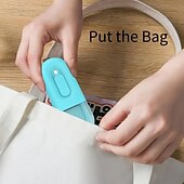 abordables Électroménager-Scelleuse à chargement usb pour sac de collation domestique, scelleuse intégrée pour sac alimentaire, mini scelleuse pratique