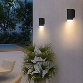 cheap Outdoor Wall Lights-Led Wall Lamp，Aluminum Double Head Outdoor 6W 12W Adjustable Angle Outdoor Waterproof，Eye Protection Suitable For Outdoor Wall Garden Courtyard Garage Hull,Warm White/Ray IP54 85-265V
