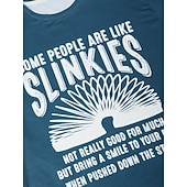  Men's Slinky T-Shirt - Dark Humor Graphic Tee for Sarcastic People