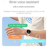 voordelige Smartwatches-dames amoled smartwatch: 1,28” display met ecg, ppg &amp; uitgebreide gezondheidsmonitoring