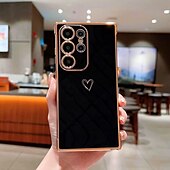 levne Pouzdra pro Samsung-telefon Carcasă Pro Samsung Galaxy S24 S23 S22 S21 Ultra Plus A54 A34 A14 A53 A33 A23 A13 A12 A52 S25 Ultra Zadní kryt Nárazuvzdorné TPU Pokování