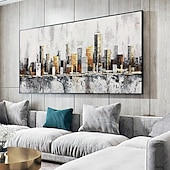 cheap Landscape Paintings-Large New York City Landscape painting hand painted Large urban art painting Urban Wall Art handmade New York Wall Art city art painting Hand-painted city painting