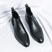 abordables Bottes de Chelsea-Bottines Chelsea classiques marron pour hommes avec finition lisse, style bottines intemporel pour hommes, parfaites pour les événements décontractés, au bureau et en soirée