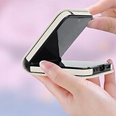 voordelige Samsung-hoesje-telefoon hoesje Voor Samsung Galaxy Z-flip 6 Z Flip 5 Z Flip 4 Z Flip 3 Achterkant met draagkoord met polsband Schokbestendig Retro TPU PU-nahka