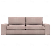 baratos Cobertura de Sofa-Capa de Sofá de Veludo de 3 Lugares Colcha de Veludo em Cor Sólida