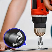 cheap Home Improvement-Butterfly Bolt Socket Wrench 6.35mm Hex Shank Socket Adapter Nut For Power Tool Slotted Electric Screwdriver