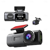 abordables DVR de coche-1080p Nuevo diseño / Full HD / con cámara trasera DVR del coche 170 Grados Gran angular IPS Dash Cam con WIFI / Visión nocturna / Detección de Movimiento No Registrador de coche