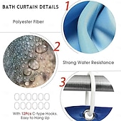 cheap Halloween Shower Curtains-Halloween Shower Curtain with Hooks for Bathroom Shower Curtain  Bathroom Decor Set Polyester Waterproof 12 Pack Plastic Hooks Skull Heads