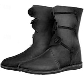 economico Calzature-scarpe rinascimentali medievali vintage retrò stivali jazz piatti pirata cavaliere ritter uomo unisex halloween evento/festa in maschera scarpe fantasia stivali medievali