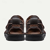 preiswerte Kleidungs-Sandalen-Herren-Fischersandalen aus hochwertigem Leder mit verstellbaren Riemen und rutschfester Sohle – perfekt für Sommerwanderungen und die Freizeit