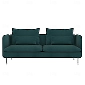 economico Copridivano-Copertura per Divano in Velluto Colore Unito con Braccioli Lavabile e Asciugabile in Macchina Coperture in Velluto