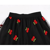 levne Spodní části-Retro 50. léta Rockabilly Sukně Tylová sukně Ovoce Dámské předvečer Všech svatých Plesová maškaráda Svatební host Čajový dýchánek Běžné / Denní Dospělí Sukně