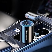 お買い得  車用消臭・芳香剤-車用ディフューザー空気清浄機 - 星空デザインのアロマセラピー機械、スタート・ストップ機能、車用パフューム＆オイル付き