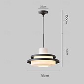cheap Pendant Lights-LED Pendant Light Glass Metal Middle Century Bauhaus Equator 36cm Glass Hanging Lamps 110-240V