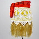 billige Jentekostymer-Prinsesse Moana Cosplay kostyme Drakter Cosplay for Dame Jente Barne Voksne Karneval Maskerade Fest Maskerade