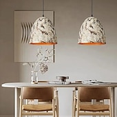 cheap Island Lights-LED Chandeliers Wabi Sabi Snakeskin Pendant Lights,Japanese Steel Shade Chandelier Modern Minimalist Hanging Lamp,Creative Droplight for Bedroom Kitchen Island Restaurant,30x31cm