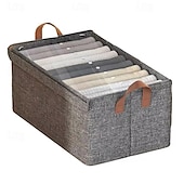 baratos Organizadores de Gavetas de Roupas-Caixa de armazenamento de roupas de colcha de guarda-roupa, caixa de armazenamento de estrutura de aço, caixa de acabamento, caixa de armazenamento de roupas de dormitório doméstico