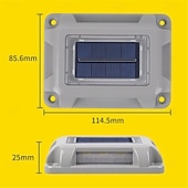 economico Luci a terra-Luci solari per vialetto, lampada da ponte per passerella Lampada a LED per gradini per scale esterne ad energia solare per cortile, patio, giardino