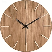 levne Nástěnné ozdoby-nástěnné hodiny jednoduchý moderní design dřevěné hodiny do ložnice dřevěné nástěnné hodinky domácí dekorace tiché digitální velké nástěnné hodiny kuchyňské nástěnné hodiny z masivu tiché hodiny do obývacího pokoje domácí kancelář quartz 30 cm