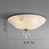 preiswerte Einbauleuchten-Deckenleuchte, Unterputz-Deckenleuchte, Kupferglas, LED-Deckenleuchte, moderne runde Deckenleuchte, 30/40/50 cm, Deckenleuchte für Wohnzimmer, Flur, 110–240 V