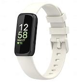 Χαμηλού Κόστους Ζώνες ρολογιών Fitbit-Smart Watch Band Συμβατό με Fitbit Inspire 3 σιλικόνη Εξυπνο ρολόι Λουρί Μεταλλικό κούμπωμα Αδιάβροχη Ρυθμιζόμενο Αθλητικό Μπρασελέ Αντικατάσταση Περικάρπιο