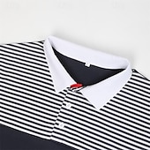 cheap Men&#039;s Classic Polo-Men&#039;s Button Up Polos Cotton Polo Shirt Casual Holiday Lapel Short Sleeve Fashion Basic Color Block Classic Summer Regular Fit White Yellow Burgundy Dark Navy Blue Button Up Polos