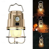 cheap Flashlights &amp; Camping Lights-Rechargeable Camping Lantern Rechargeable Portable Tent Light IPX4 Waterproof Outdoor Lighting Accessory for Hiking Fishing  Outdoor CampingTent Decoration 1PC