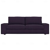 baratos Cobertura de Sofa-Capa de Sofá de Veludo de 3 Lugares Colcha de Veludo em Cor Sólida