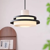 cheap Pendant Lights-LED Pendant Light Glass Metal Middle Century Bauhaus Equator 36cm Glass Hanging Lamps 110-240V