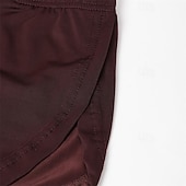 abordables Shorts de sport pour hommes-Homme Short Running Course Short d&#039;athlétisme Bas Sport &amp; Loisir Athleisure Respirable Séchage rapide Doux Aptitude Exercice Physique Marathon Tenue de sport Tenues de Sport Couleur Pleine Noir