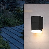cheap Outdoor Wall Lights-Led Wall Lamp，Aluminum Double Head Outdoor 6W 12W Adjustable Angle Outdoor Waterproof，Eye Protection Suitable For Outdoor Wall Garden Courtyard Garage Hull,Warm White/Ray IP54 85-265V